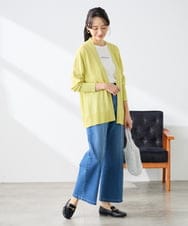 K3KGD28029 a.v.v Elmi(アー・ヴェ・ヴェ) 【低身長サイズ/UVカット/接触冷感】コンパクトロゴTシャツ グレージュ