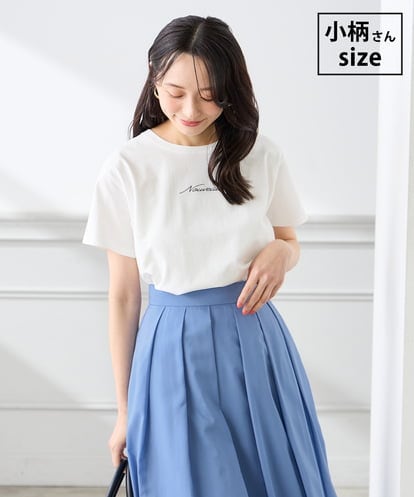 K3KGD28029 a.v.v Elmi 【低身長サイズ/UVカット/接触冷感】コンパクトロゴTシャツ