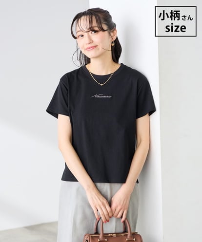 K3KGD28029 a.v.v Elmi 【低身長サイズ/UVカット/接触冷感】コンパクトロゴTシャツ