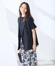 K3KGD30024 a.v.v Elmi(アー・ヴェ・ヴェ) 【低身長サイズ】ロールアップハーフスリーブTシャツ【接触冷感/UVカット/コットン100%】 ライトイエロー