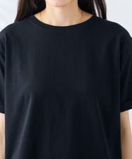 K3KGD30024 a.v.v Elmi(アー・ヴェ・ヴェ) 【低身長サイズ】ロールアップハーフスリーブTシャツ【接触冷感/UVカット/コットン100%】 ライトイエロー