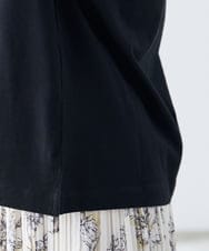 K3KGD30024 a.v.v Elmi(アー・ヴェ・ヴェ) 【低身長サイズ】ロールアップハーフスリーブTシャツ【接触冷感/UVカット/コットン100%】 ライトイエロー