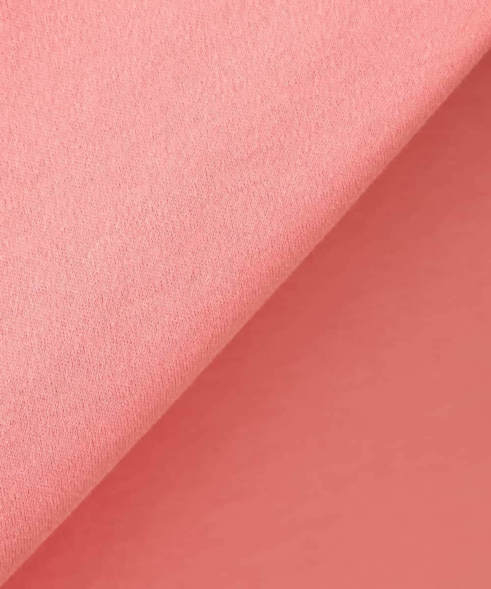 K3KGD37035 a.v.v Elmi(アー・ヴェ・ヴェ) 【低身長サイズ】タックドルマンスリーブカットソー【接触冷感/UVカット/コットン 100%】 オレンジ