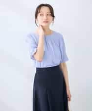 K3KHD40039 a.v.v Elmi(アー・ヴェ・ヴェ) 【低身長サイズ】タックパフスリーブトップス ライトイエロー