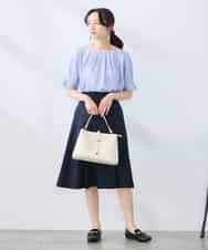 K3KHD40039 a.v.v Elmi(アー・ヴェ・ヴェ) 【低身長サイズ】タックパフスリーブトップス ライトイエロー