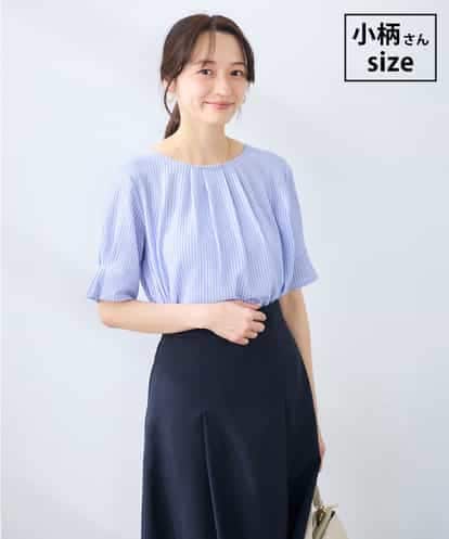 K3KHD40039 a.v.v Elmi 【低身長サイズ】タックパフスリーブトップス