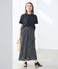 K3KID48035 a.v.v Elmi(アー・ヴェ・ヴェ) 【低身長サイズ/接触冷感】クロップドロゴTシャツ ホワイト