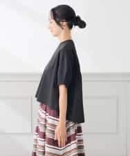 K3KID78044 a.v.v Elmi(アー・ヴェ・ヴェ) 【低身長サイズ】バックシャーリングTシャツ オレンジ