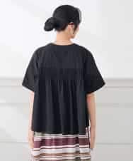K3KID78044 a.v.v Elmi(アー・ヴェ・ヴェ) 【低身長サイズ】バックシャーリングTシャツ オレンジ