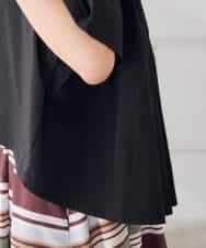 K3KID78044 a.v.v Elmi(アー・ヴェ・ヴェ) 【低身長サイズ】バックシャーリングTシャツ オレンジ