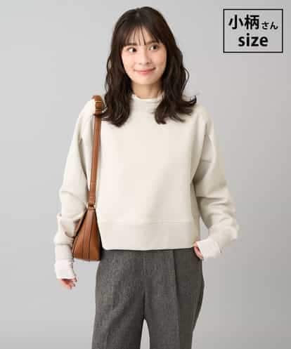 K3KLA41044 a.v.v Elmi 【低身長サイズ】ラメ裏起毛タックスリーブスウェット