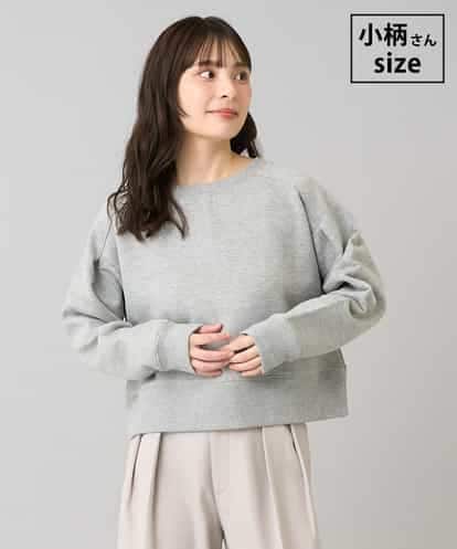 K3KLA41044 a.v.v Elmi 【低身長サイズ】ラメ裏起毛タックスリーブスウェット