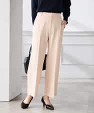 K3LFD02049 a.v.v Elmi(アー・ヴェ・ヴェ) 【低身長サイズ】［支持率NO.1/イージーケア/ストレッチ］スッキリ見えストレートパンツ ピンク