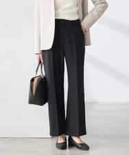 K3LFD02049 a.v.v Elmi(アー・ヴェ・ヴェ) 【低身長サイズ】［支持率NO.1/イージーケア/ストレッチ］スッキリ見えストレートパンツ ピンク