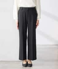 K3LFD02049 a.v.v Elmi(アー・ヴェ・ヴェ) 【低身長サイズ】［支持率NO.1/イージーケア/ストレッチ］スッキリ見えストレートパンツ ピンク