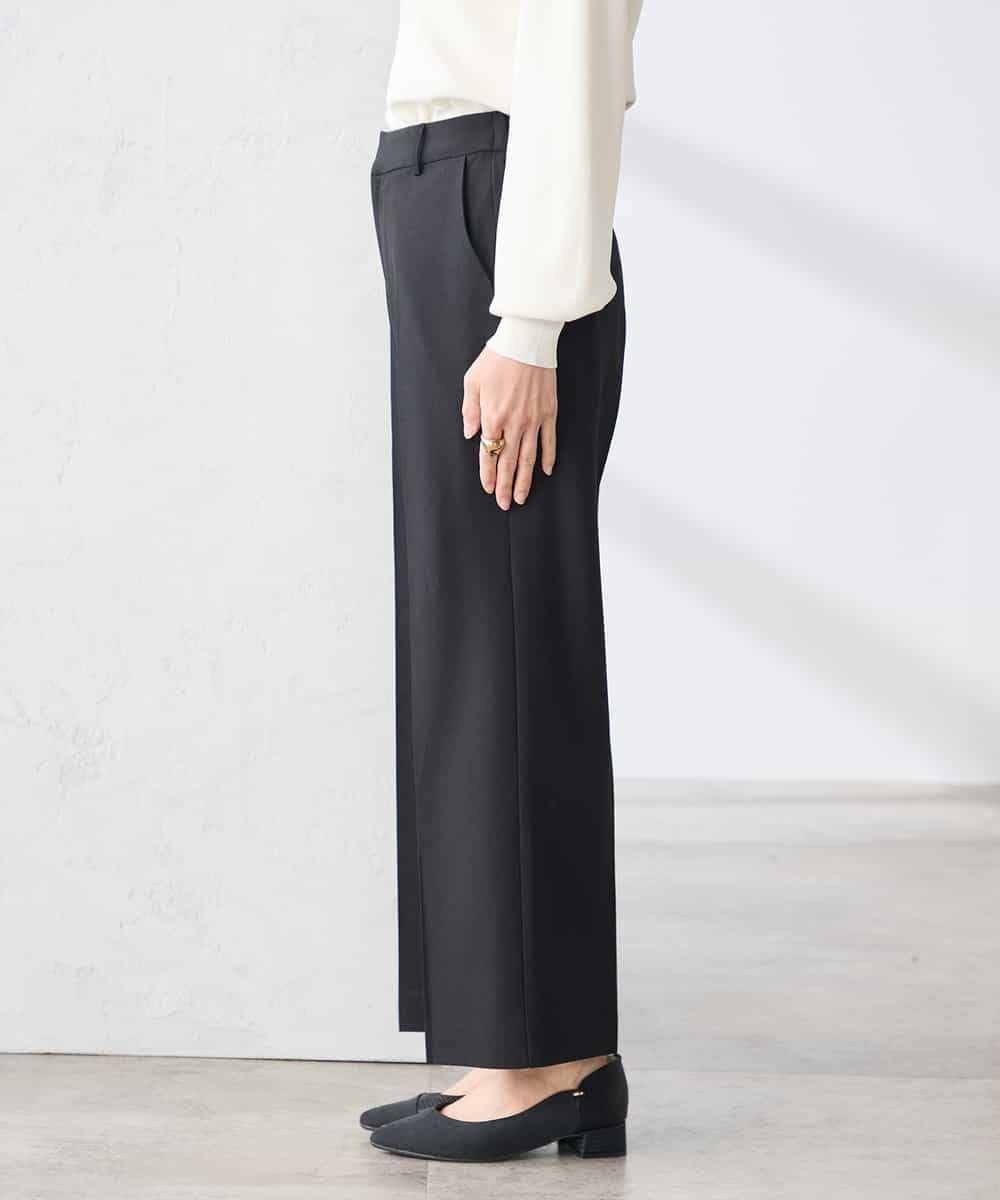 K3LFD02049 a.v.v Elmi(アー・ヴェ・ヴェ) 【低身長サイズ】［支持率NO.1/イージーケア/ストレッチ］スッキリ見えストレートパンツ ピンク