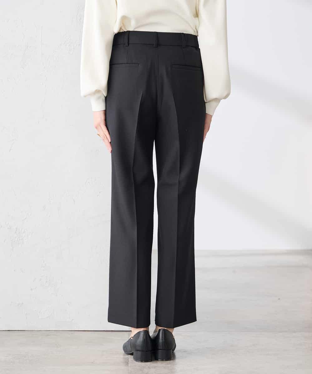 K3LFD02049 a.v.v Elmi(アー・ヴェ・ヴェ) 【低身長サイズ】［支持率NO.1/イージーケア/ストレッチ］スッキリ見えストレートパンツ ピンク