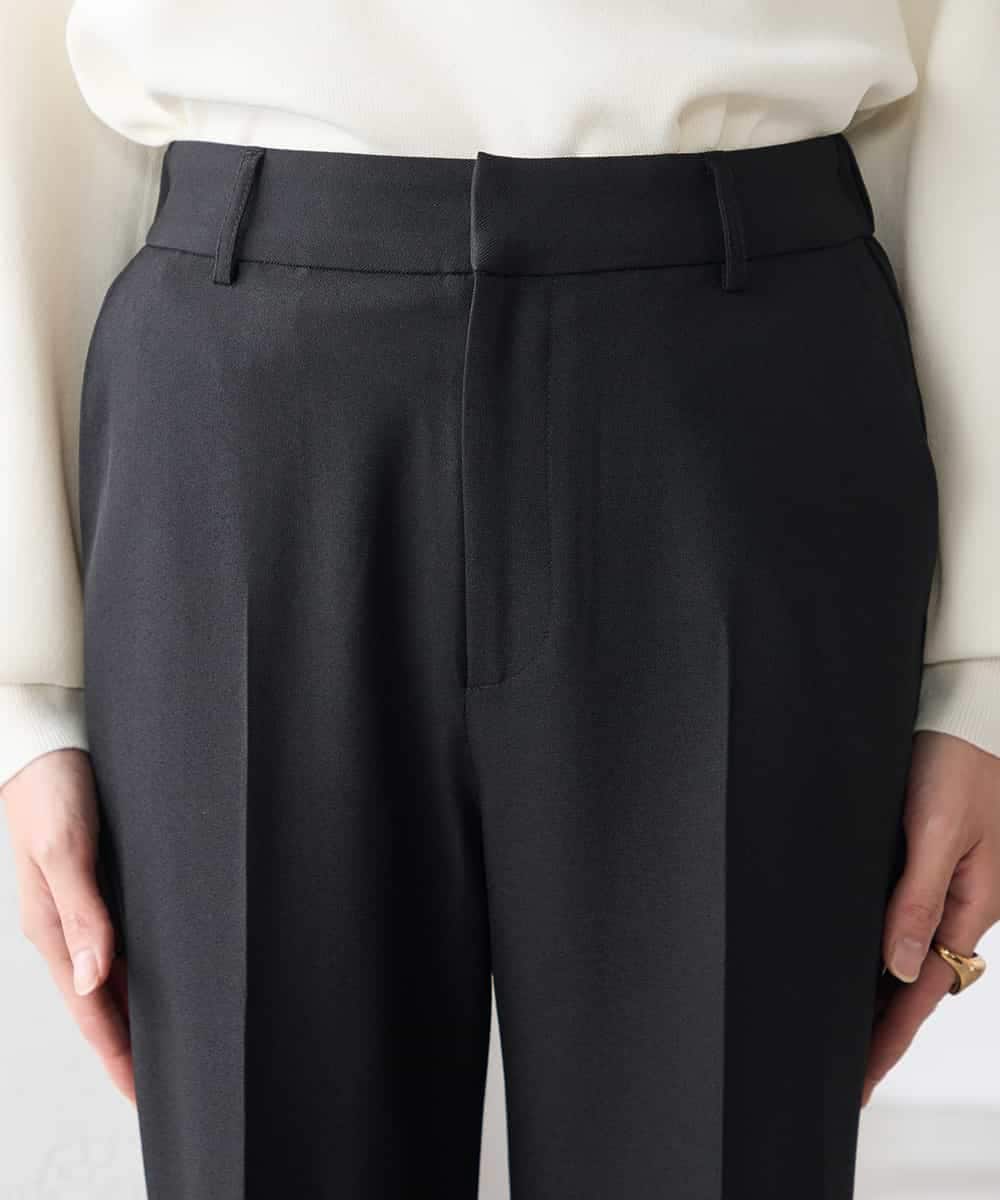 K3LFD02049 a.v.v Elmi(アー・ヴェ・ヴェ) 【低身長サイズ】［支持率NO.1/イージーケア/ストレッチ］スッキリ見えストレートパンツ ピンク