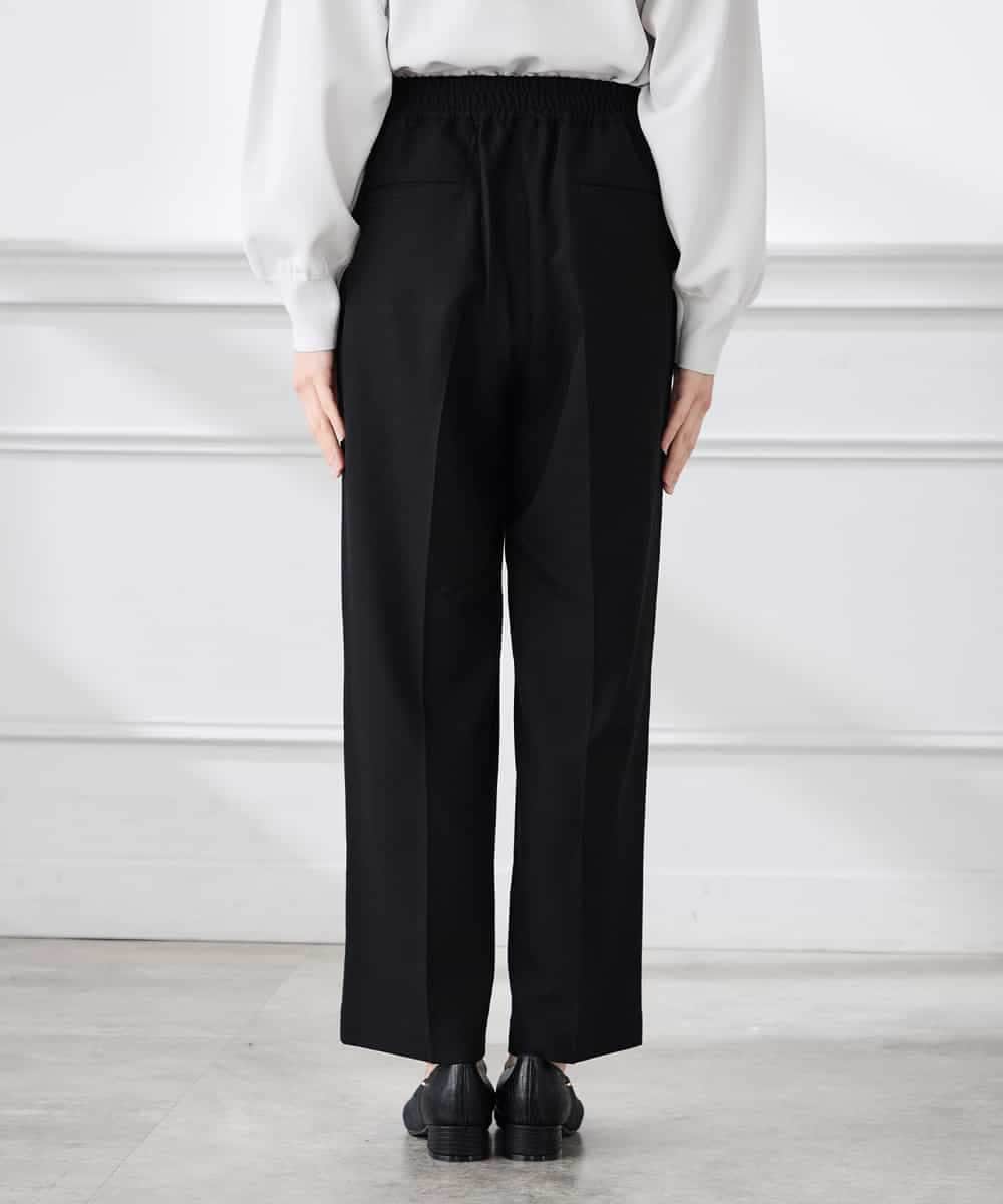 K3LFD03049 a.v.v Elmi(アー・ヴェ・ヴェ) 【低身長サイズ/caho様ご紹介】［支持率NO.1/イージーケア/ストレッチ］スッキリ見えワイドパンツ ピンク