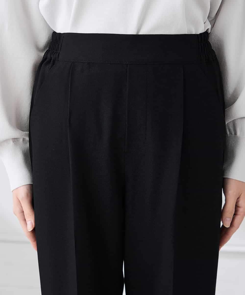 K3LFD03049 a.v.v Elmi(アー・ヴェ・ヴェ) 【低身長サイズ/caho様ご紹介】［支持率NO.1/イージーケア/ストレッチ］スッキリ見えワイドパンツ ピンク