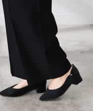 K3LFD03049 a.v.v Elmi(アー・ヴェ・ヴェ) 【低身長サイズ/caho様ご紹介】［支持率NO.1/イージーケア/ストレッチ］スッキリ見えワイドパンツ ピンク