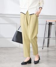 K3LFD04049 a.v.v Elmi(アー・ヴェ・ヴェ) 【低身長サイズ/しい様ご紹介】［支持率NO.1/イージーケア］イージーテーパードパンツ ライトカーキ