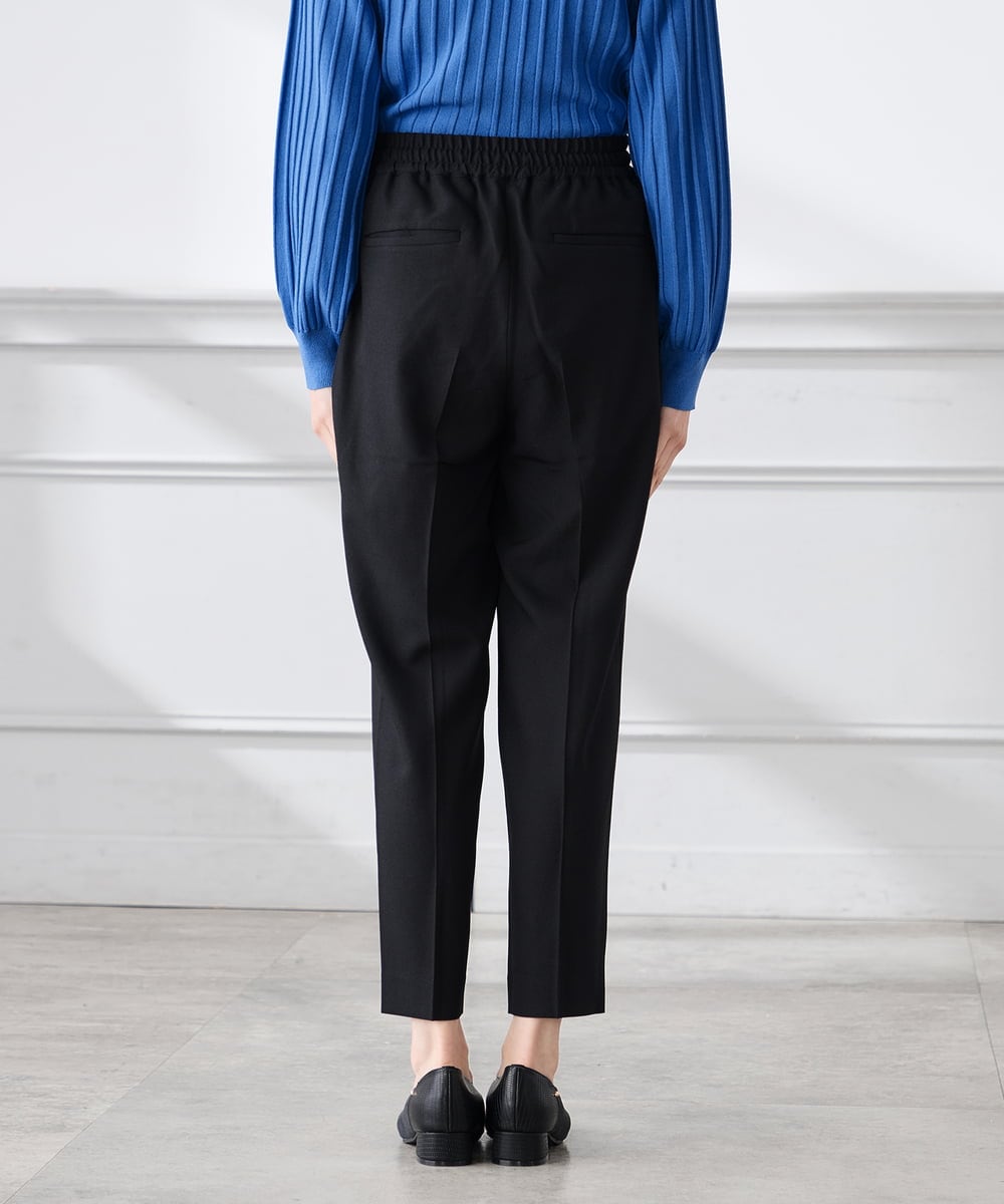 K3LFD04049 a.v.v Elmi(アー・ヴェ・ヴェ) 【低身長サイズ/しい様ご紹介】［支持率NO.1/イージーケア］イージーテーパードパンツ ライトカーキ