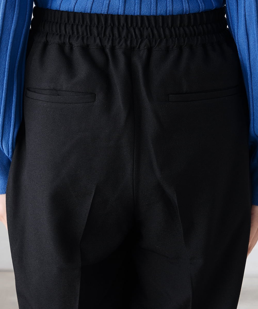 K3LFD04049 a.v.v Elmi(アー・ヴェ・ヴェ) 【低身長サイズ/しい様ご紹介】［支持率NO.1/イージーケア］イージーテーパードパンツ ライトカーキ