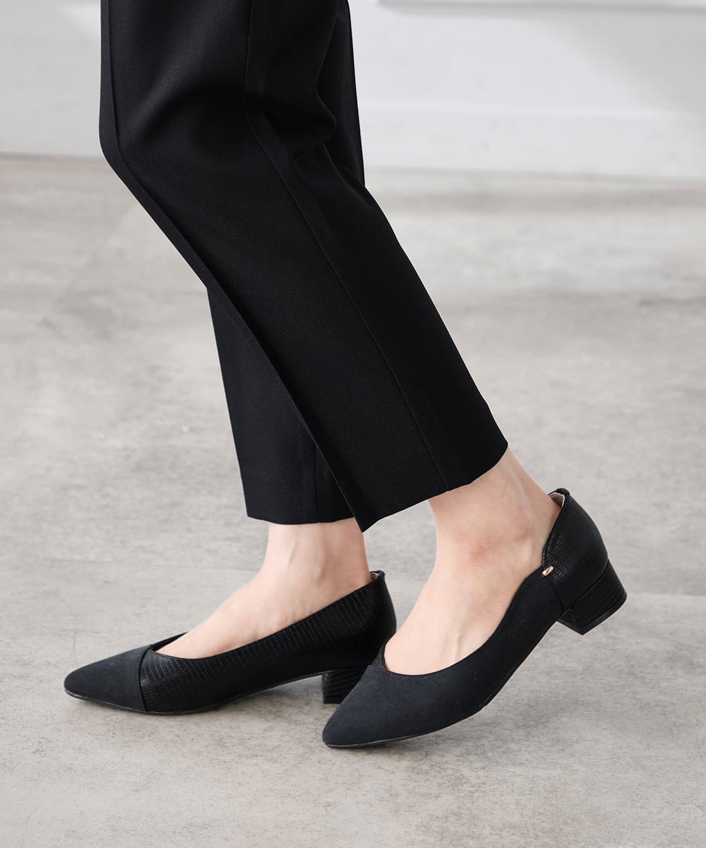 K3LFD04049 a.v.v Elmi(アー・ヴェ・ヴェ) 【低身長サイズ/しい様ご紹介】［支持率NO.1/イージーケア］イージーテーパードパンツ ライトカーキ