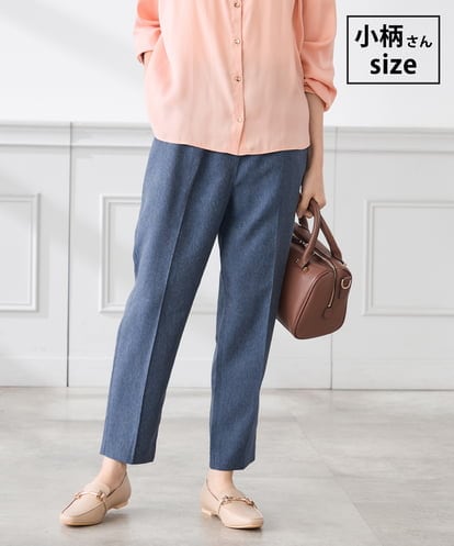 K3LFD04049 a.v.v Elmi 【低身長サイズ】［支持率NO.1/イージーケア］イージーテーパードパンツ