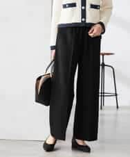 K3LFD05049 a.v.v Elmi(アー・ヴェ・ヴェ) 【低身長サイズ】［支持率NO.1/イージーケア］イージーワイドパンツ ライトカーキ