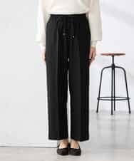 K3LFD05049 a.v.v Elmi(アー・ヴェ・ヴェ) 【低身長サイズ】［支持率NO.1/イージーケア］イージーワイドパンツ ライトカーキ