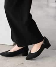 K3LFD05049 a.v.v Elmi(アー・ヴェ・ヴェ) 【低身長サイズ】［支持率NO.1/イージーケア］イージーワイドパンツ ライトカーキ