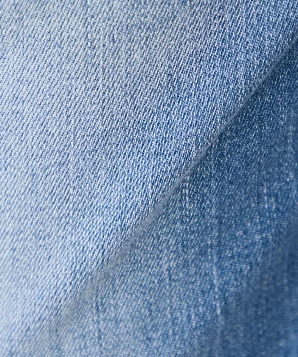 K3LFD08059 a.v.v Elmi(アー・ヴェ・ヴェ) 【低身長サイズ】ストレートデニムパンツ ライトブルー