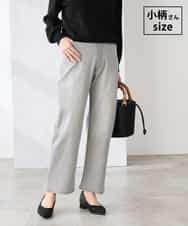 K3LFD08059 a.v.v Elmi(アー・ヴェ・ヴェ) 【低身長サイズ】ストレートデニムパンツ ライトグレー