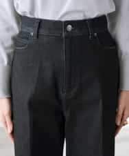 K3LFD10059 a.v.v Elmi(アー・ヴェ・ヴェ) 【低身長サイズ】ワイドデニムパンツ ブルー