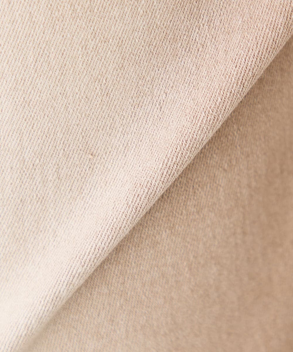 K3LFD27059 a.v.v Elmi(アー・ヴェ・ヴェ) 【低身長サイズ】ワイドデニムパンツ ベージュ