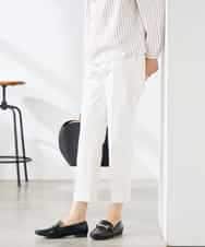 K3LFD28054 a.v.v Elmi(アー・ヴェ・ヴェ) 【低身長サイズ】センタープレススリムパンツ ホワイト