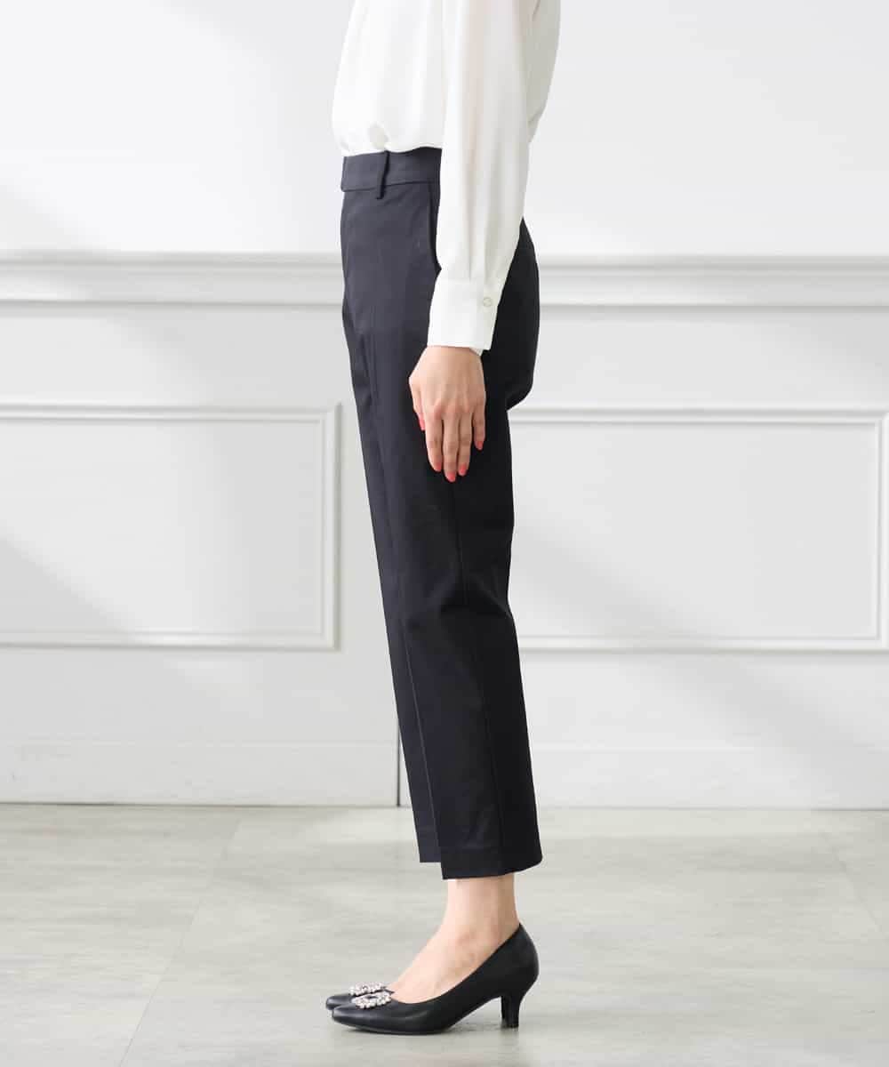 K3LFD28054 a.v.v Elmi(アー・ヴェ・ヴェ) 【低身長サイズ】センタープレススリムパンツ ホワイト