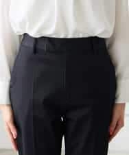 K3LFD28054 a.v.v Elmi(アー・ヴェ・ヴェ) 【低身長サイズ】センタープレススリムパンツ ホワイト