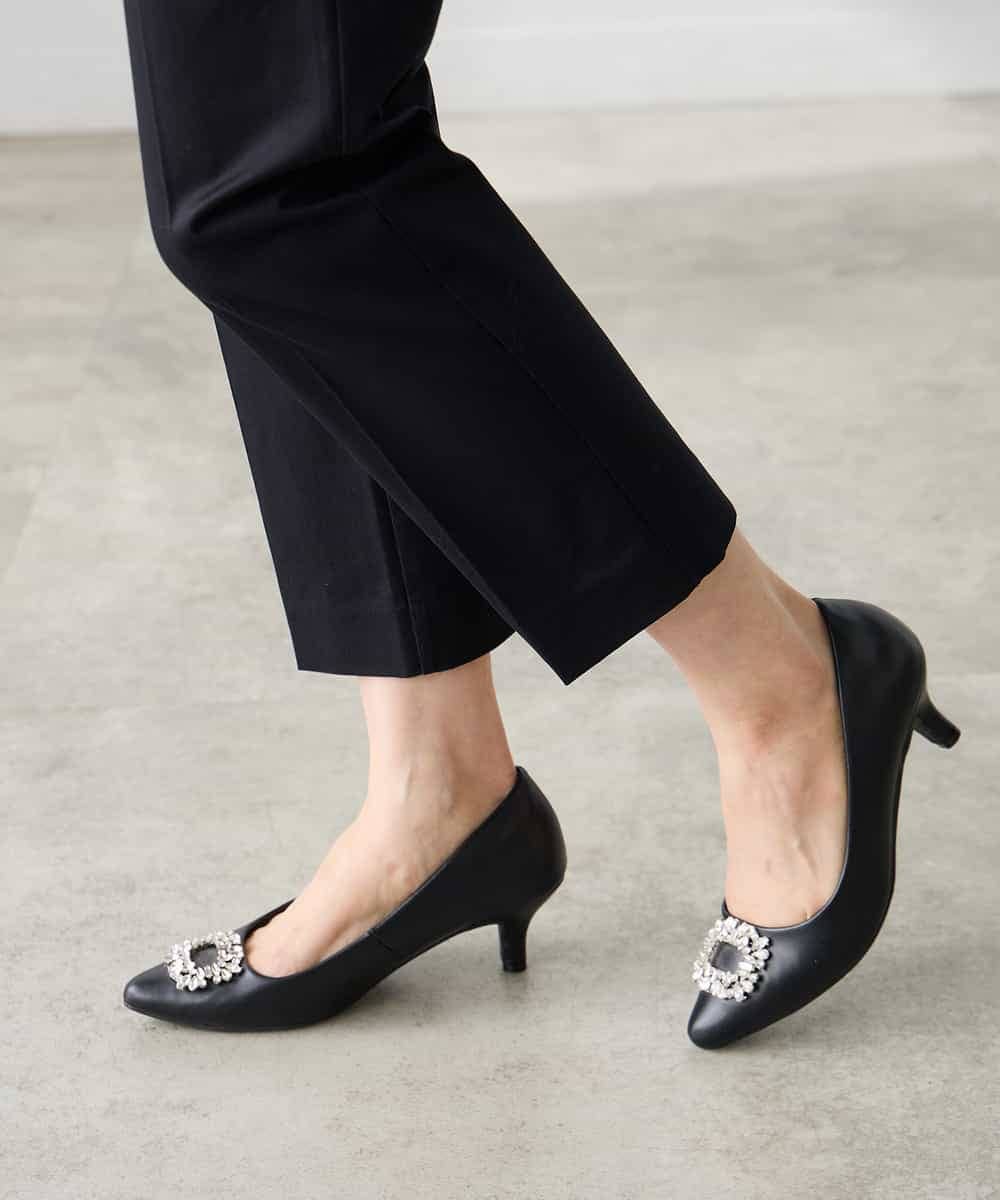 K3LFD28054 a.v.v Elmi(アー・ヴェ・ヴェ) 【低身長サイズ】センタープレススリムパンツ ホワイト