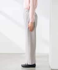 K3LFD31059 a.v.v Elmi(アー・ヴェ・ヴェ) 【低身長サイズ】【洗える】バイアスイージーパンツ ベージュ