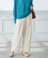 K3LFD32059 a.v.v Elmi(アー・ヴェ・ヴェ) 【低身長サイズ】2タックパンツ カーキ