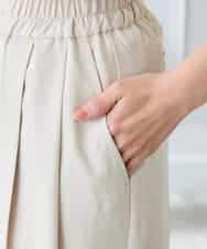 K3LFD32059 a.v.v Elmi(アー・ヴェ・ヴェ) 【低身長サイズ】2タックパンツ カーキ