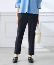 K3LGD14049 a.v.v Elmi(アー・ヴェ・ヴェ) 【低身長サイズ/接触冷感/速乾/UVカット/イージーケア】イージーテーパードパンツ グリーン