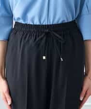 K3LGD14049 a.v.v Elmi(アー・ヴェ・ヴェ) 【低身長サイズ/接触冷感/速乾/UVカット/イージーケア】イージーテーパードパンツ グリーン