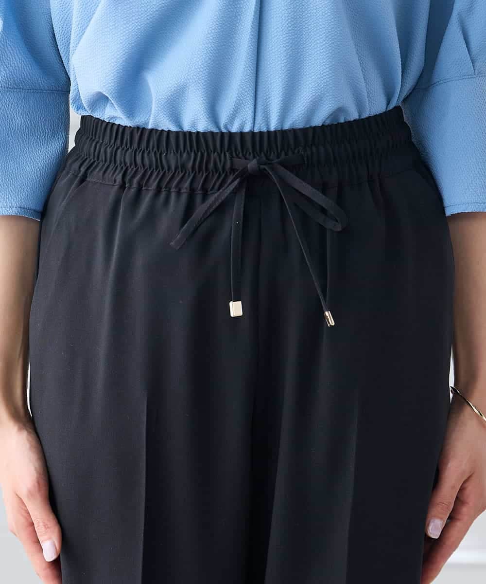 K3LGD14049 a.v.v Elmi(アー・ヴェ・ヴェ) 【低身長サイズ/接触冷感/速乾/UVカット/イージーケア】イージーテーパードパンツ グリーン