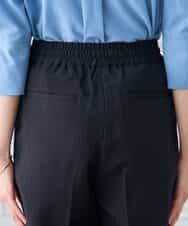 K3LGD14049 a.v.v Elmi(アー・ヴェ・ヴェ) 【低身長サイズ/接触冷感/速乾/UVカット/イージーケア】イージーテーパードパンツ グリーン