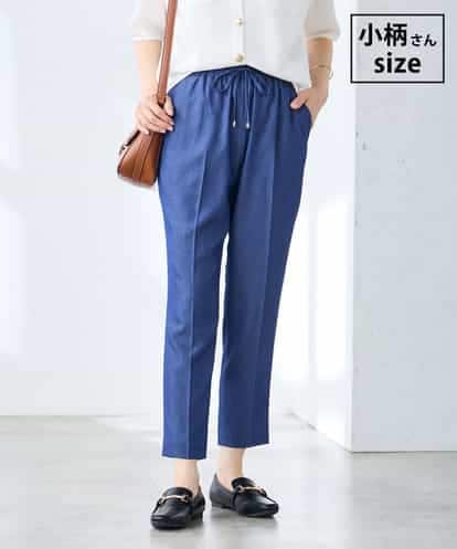 K3LGD14049  【低身長サイズ/接触冷感/速乾/UVカット/イージーケア】イージーテーパードパンツ