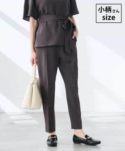 K3LGD14049 a.v.v Elmi 【低身長サイズ/接触冷感/速乾/UVカット/イージーケア】イージーテーパードパンツ